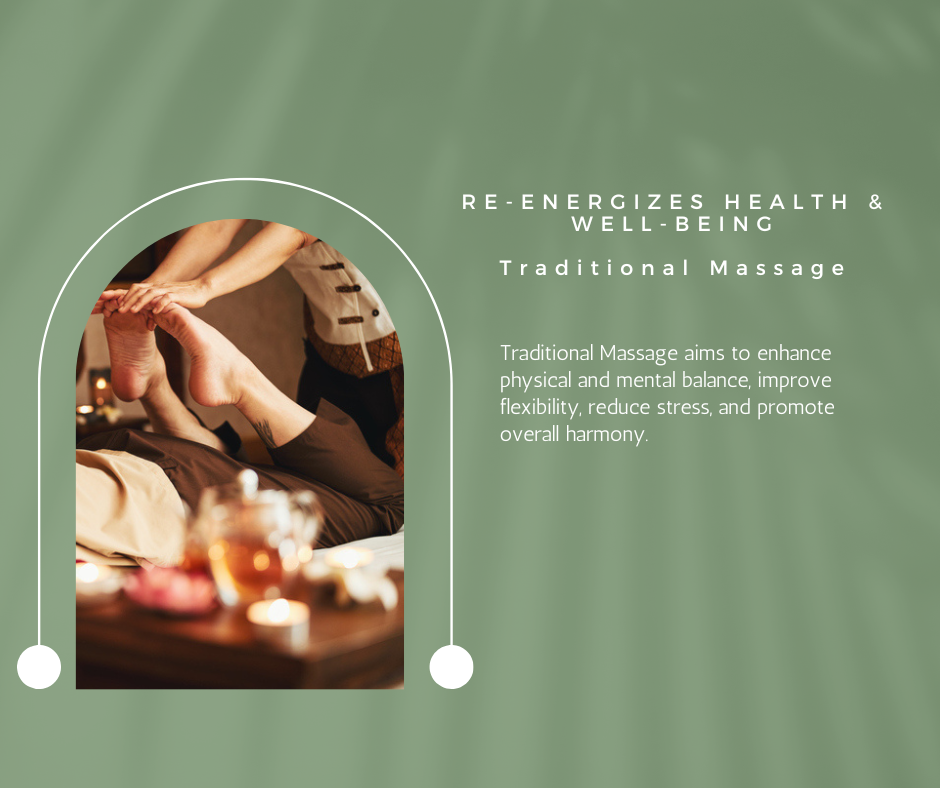 Re-Energizes: Full Body Traditional Massage